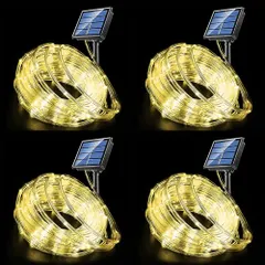 中古 イルミネーションライト 屋外 ソーラー 10m 100LED 8パターン点灯 防水 チューブ式 飾り付け 室外 クリスマ 即納
