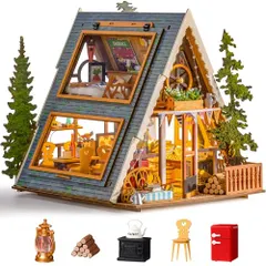 中古 ROBOTIME ミニチュアハウス ミニチュア ドールハウス DIY ミニチュア キット 人形ハウス ミニモデルキット  即納