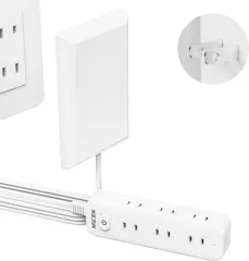 【期間限定】Mscien 電源タップ 9個口 延長コード 3m 雷ガード スイッチ付き コンセントカバー