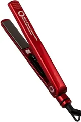 【送料無料】アゲツヤ ストレートヘアアイロン チタニウムプロ（ヴィヴィッドレッド） 220℃実現 プロ仕様 カールもできる2way 