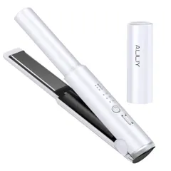 【送料無料】ヘアアイロン コードレス カバー付き 2way カール&ストレート ミニ 17mm 3段階温度設定可能 160℃?200