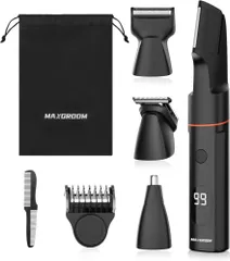 【激安】MAXGROOM ボディシェーバー メンズ 4in1 ボディ トリマー 電動シェーバー 電気 体毛シェーバー バリカン 