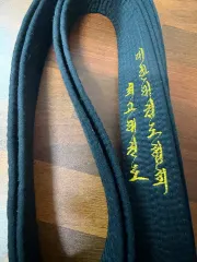 テコンドー協会正規品 3段黒帯 新着