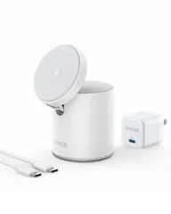 【即納】Anker 623 Magnetic Wireless Charger (MagGo) ホワイト [ホワイト]