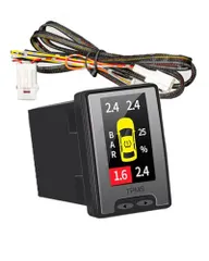 タイヤ空気圧監視システム 埋め込み式 間接式TPMS センサー不要 液晶モニター付き カプラーオン トヨタ車対応 Aタイ アウトレット