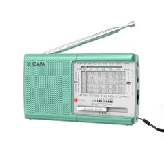 【激安】XHDATA D219 ポータブル 短波ラジオ 小型 FM AM SW ワイドFM対応 ステレオ 高感度DSP ポケット