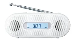 パナソニック ラジオ FM/AM/ワイドFM対応 手回し充電対応 ホワイト RF-TJ20-Wt セール