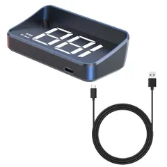 【即納】HUD ヘッドアップディスプレイ GPS スピードメーター 投影式 USB電源 汎用 車 トラック バス対応t