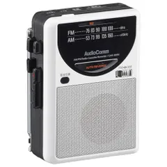 オーム(OHM) AudioComm ラジオ付カセットレコーダー｜オーム電機 CAS-300N 03-5567t 送料無料