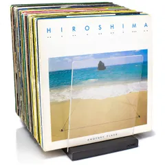プレミアム ビニール レコード ストレージ - ミッドセンチュリー スタイルのレコード ホルダー、60-70 LP 容量 新着