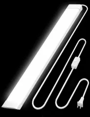 【期間限定】luckintech LEDベースライト 80W形 LED蛍光灯 コンセント式 40W消費電力 スイッチ付き 3Mコード
