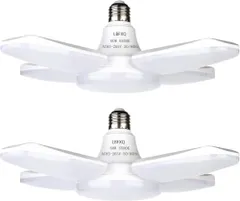LBFXQ ガレージライトled 作業灯 led ペンダント60W 6500K 天井照明 取付簡単 工事不要 角度調節可 新着