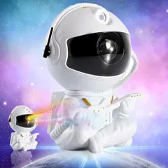 【期間限定】宇宙飛行士 スタープロジェクター 星空ライト キッズルーム 天井 USB給電 子供へのプレゼント 誕生日と新年の贈り物 
