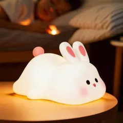 【激安】授乳ライト ナイトライト アヒル かわいい 充電式 間接照明 【3段階調光】 30分タイマー付き シリコン製 タッチセン