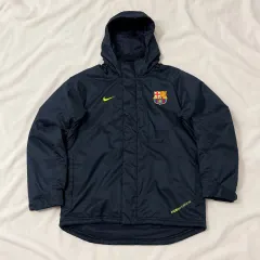 S) NIKE バルセロナ 07-08 ミッドフィールド ベンチパーカ 新着