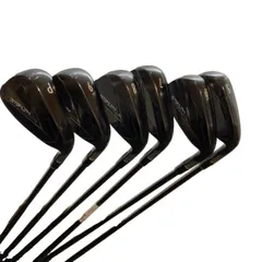 【中古】 テーラーメイド STEALTH BLACK 6S アイアンセット IR ステルス BLACK NS PRO 9 送料無料
