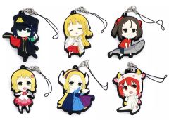 중고 ストラップ キャラクター 集合 ラバーストラップ6種セット 「結城友奈は勇者である」