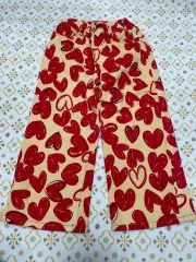 ベベベベ ハートパータンパンツ XL 全丈69 セール
