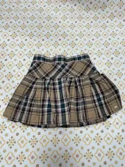 【激安】renoma チェック プリーツスカート 150 そう丈 35