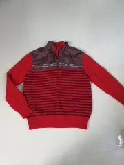 【即納】JACK NICKLAUS メンズ ゴルフ 防風ハーフジップニット