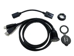 中古 K◆新型スペーシア(MK54S/94S)用 USBHDMI & E-A変換 USB3.0対応 充電＆通信 USBパネル  即納