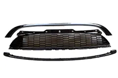 K◆光沢ブラック JCW ルック フロント グリル R55/R56/R57/R58 S 2007~2009用 送料無料