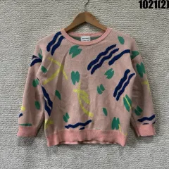 【激安】BOBO CHOSES ニット ピンクパータン 8-9歳