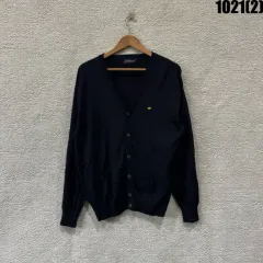 【即納】ゴールデンベア カーディガン ネイビー l