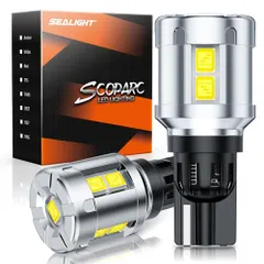 SEALIGHT t16 led バックランプ 爆光 後退灯 912 921 6500K 無極性 耐熱性 led バック 送料無料