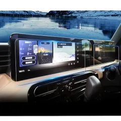 ruiya 【2点セット】 PET製フィルム 2025新型 三菱 デリカミニ ナビ 12.3インチ+メーター 7インチ  送料無料