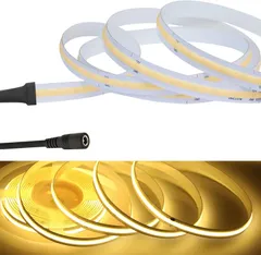 LEKE COB LEDテープライト 3m 3000K DC12V 320LED/m 電球色 CRI90 アウトレット