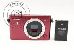外観美品☆ニコン NIKON 1 J3 ボディ レッド  ##16506｜在庫あり