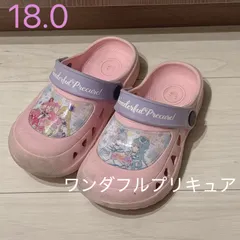 【送料無料】わんだふるぷりきゅあ プリキュア クロックス キッズ サンダル ピンク 18