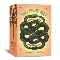 中古 This Might Help Oracle Deck: A 78-Card Deck and Guidebook (T 即納
