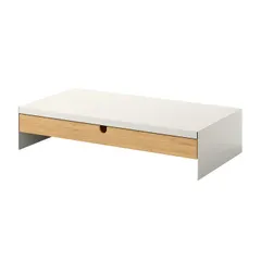 【即納】Digital Shoppy ＩＫＥＡ/イケア ELLOVEN/エロヴェン：モニタースタンド 引き出し付き ホワイト（8