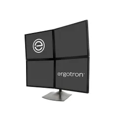 中古 ERGOTRON エルゴトロン DS100 モニタースタンド デスクスタンド クワッド 4画面 ブラック 24インチ(5 即納