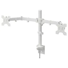 【即納】IKEA イケア ブラケット モニター2つ用 ホワイト m70591933 STUBBERGET ストゥブベルゲット