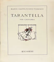 カステルヌオーヴォ＝テデスコ タランテラ (ギターソロ) 輸入楽譜 Castelnuovo-Tedesco Tarant 新着