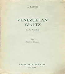 【即納】ラウロ ベネズエラ・ワルツ (ヴァルス・クリオーリョ) (ギターソロ) 輸入楽譜 Lauro Venezuelan Wa