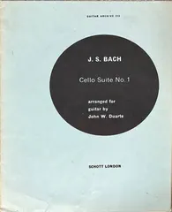 【期間限定】バッハ 無伴奏チェロ組曲 第1番 (ギターソロ) 輸入楽譜 BWV 1007 GUITAR ARCHIVE 213 Ba