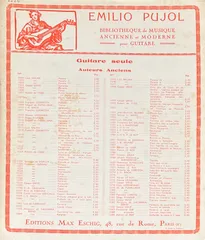 プジョル ギターのための古今の音楽ライブラリー (ギターソロ) 輸入楽譜 Pujol Bibliotheque de M セール