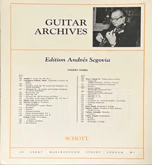 【送料無料】ポンセ 前奏曲 (ギターソロ) 輸入楽譜 GA No.112 Ponce Preludio ショット/Schott 洋書