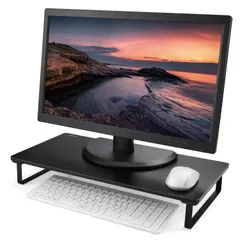 エレコム モニター台 ~27インチディスプレイ 工具不要の簡単組み立て 幅520×奥行260×高さ80mm 耐荷重:10 送料無料