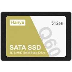 【送料無料】Hanye 512GB 内蔵型SSD 2.5インチ 7mm 3D NAND採用 SATAIII 6Gb/s 550MB/