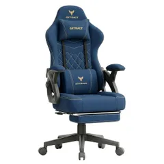 GXTRACE ゲーミングチェア オットマン付き 145°リクライニング ゲームチェア 快適 デスクチェア ゲーム用 在 送料無料