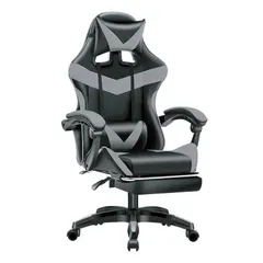 【激安】ranch85(ランチ85) ゲーミングチェア オットマン付き デスクチェア パソコンチェア gaming chair 