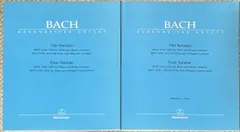 【即納】バッハ 4つのフルート・ソナタ (フルート+ピアノ) 輸入楽譜 BWV 1034-1035 BWV 1030 1032 
