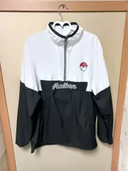 【送料無料】MALBON GOLF メンズ ハーフジップ アドラック ウィンドブレーカー ジャケット 100