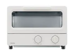 TOSHIBA(東芝) トースター オーブントースター 2枚焼き HTR-PZ3(W) ミルキーホワイト 温度調節機能付 セール