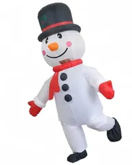 中古 [kuroobaa] クリスマス コスチューム 着ぐるみ 仮装 空気充填 膨張式 コスプレ クリスマス ハロウィン 男女 即納
